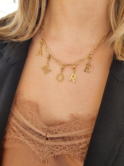 Collier AMORE - Coloris au choix