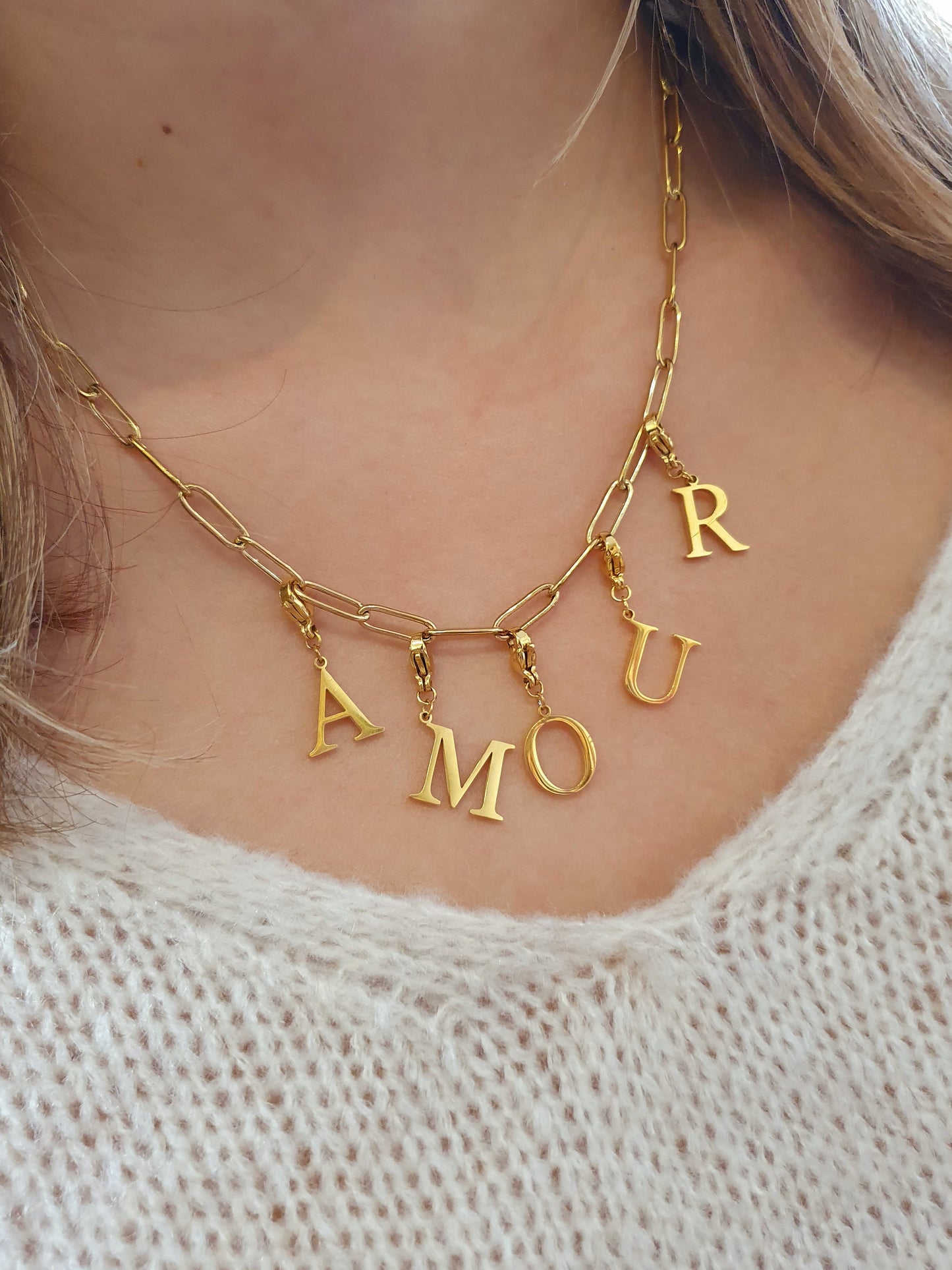 Collier AMOUR - Coloris au choix