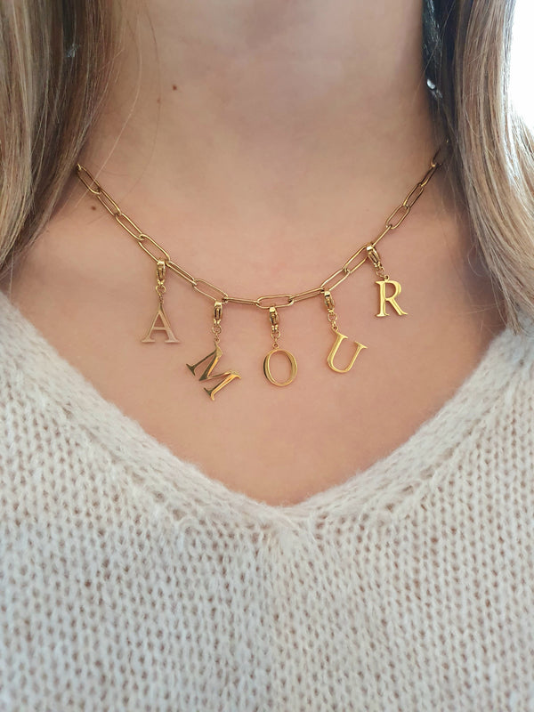 Collier AMOUR - Coloris au choix