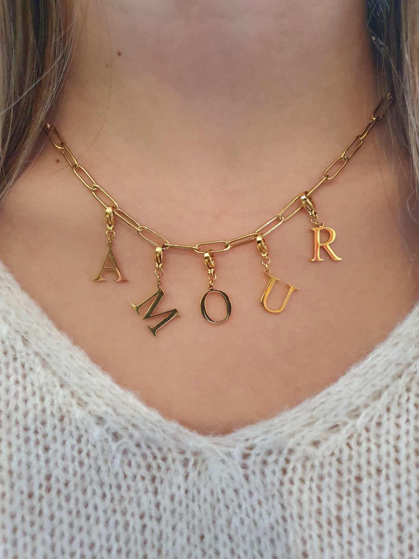 Collier AMOUR - Coloris au choix