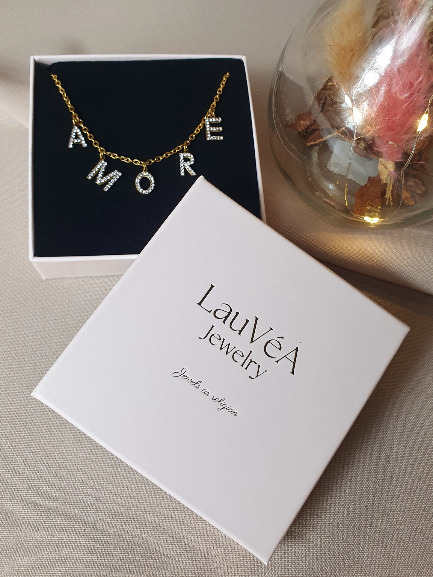 Écrin rose poudré LauVéA Jewelry