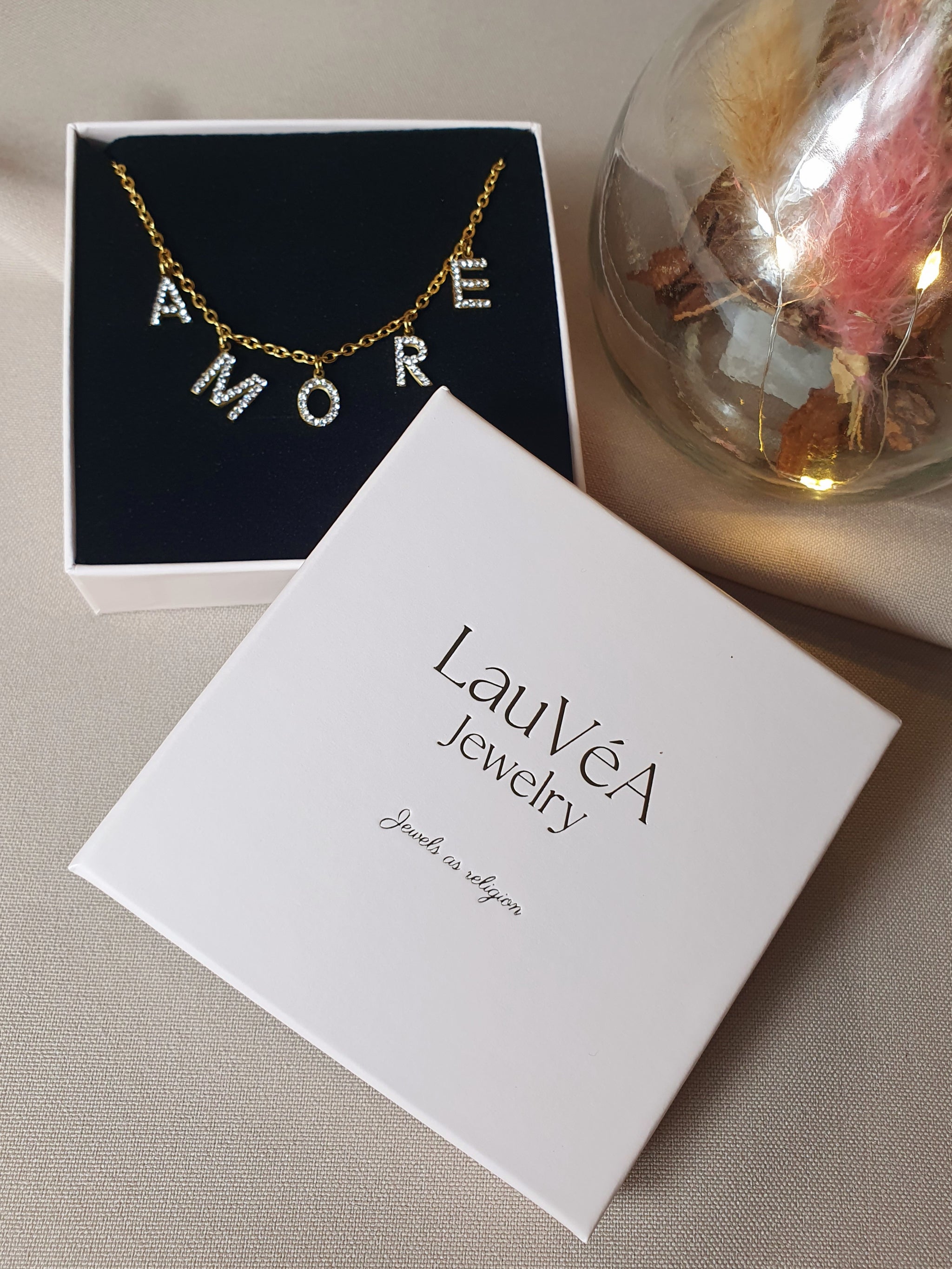 Écrin rose poudré LauVéA Jewelry