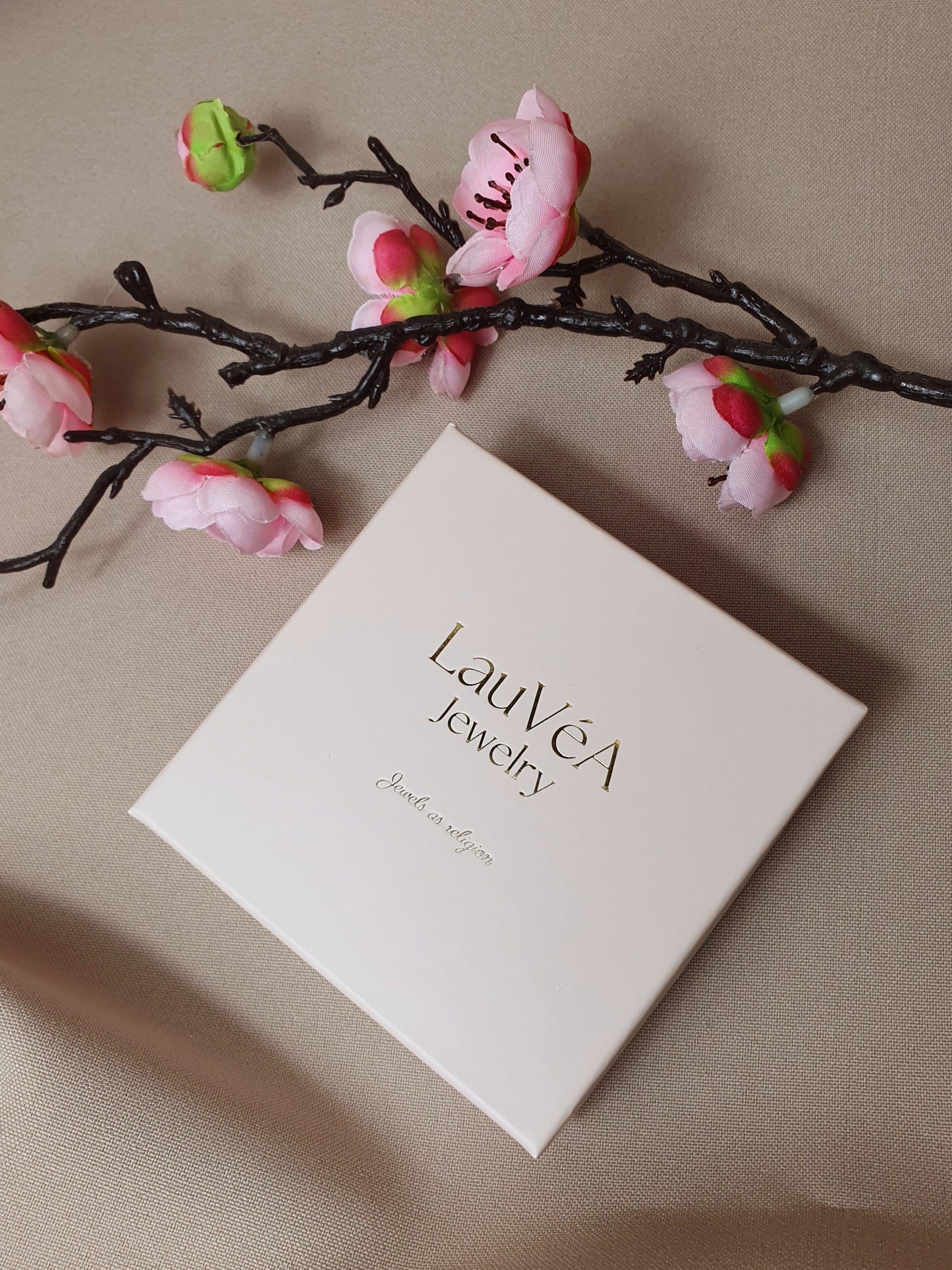 Écrin rose poudré LauVéA Jewelry