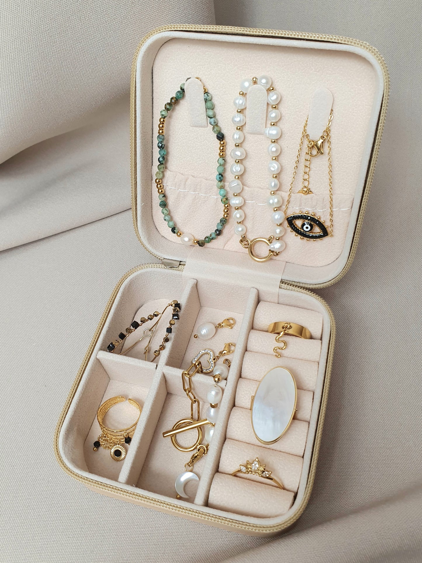 Boîte à bijoux - bleu marine