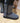 Boots fourrées strass noires