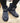 Boots fourrées cloutées noires