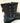 Boots fourrées strass/tweed noires & bleues