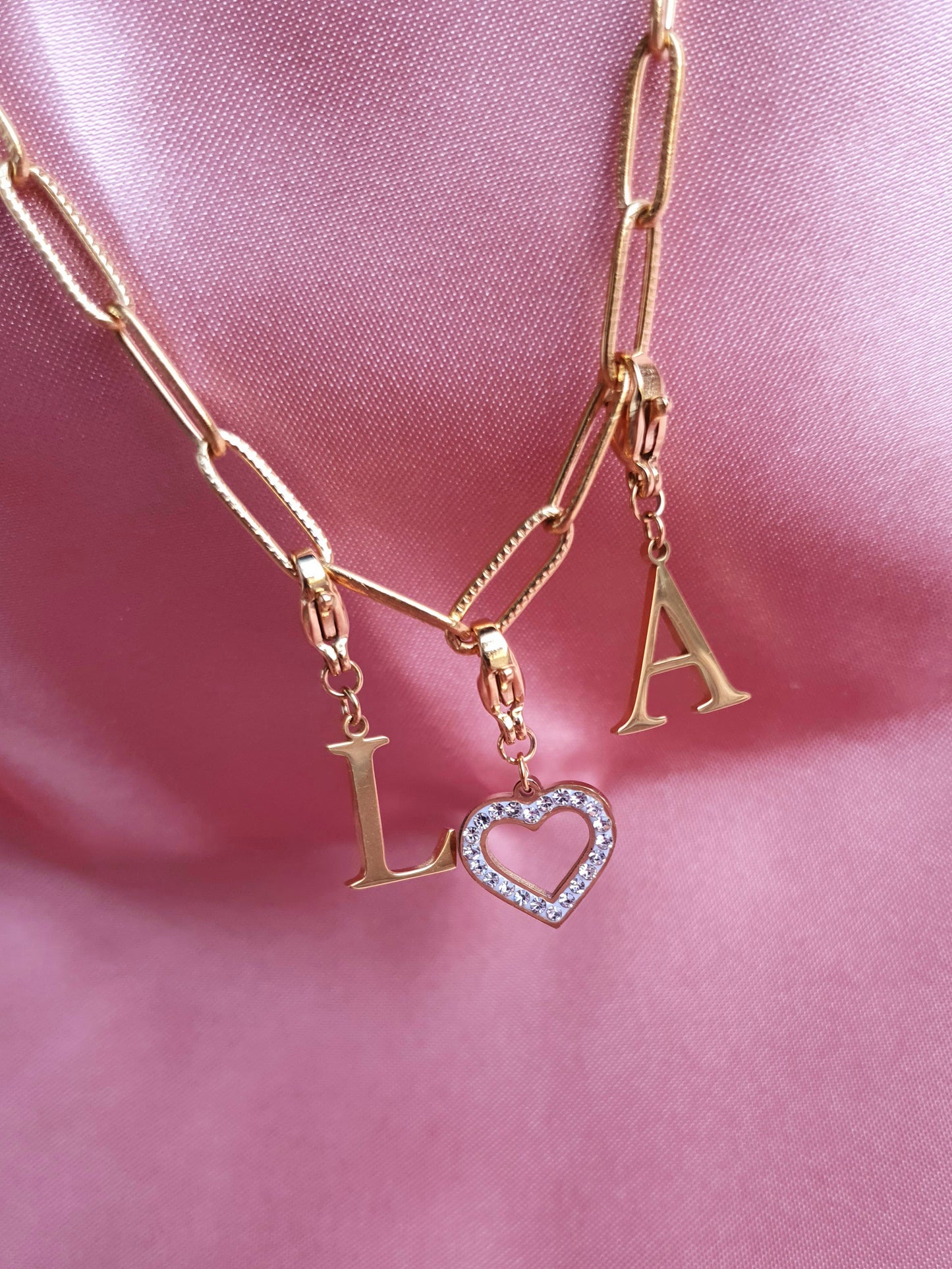Collier ♡ I love You ♡ - coloris au choix