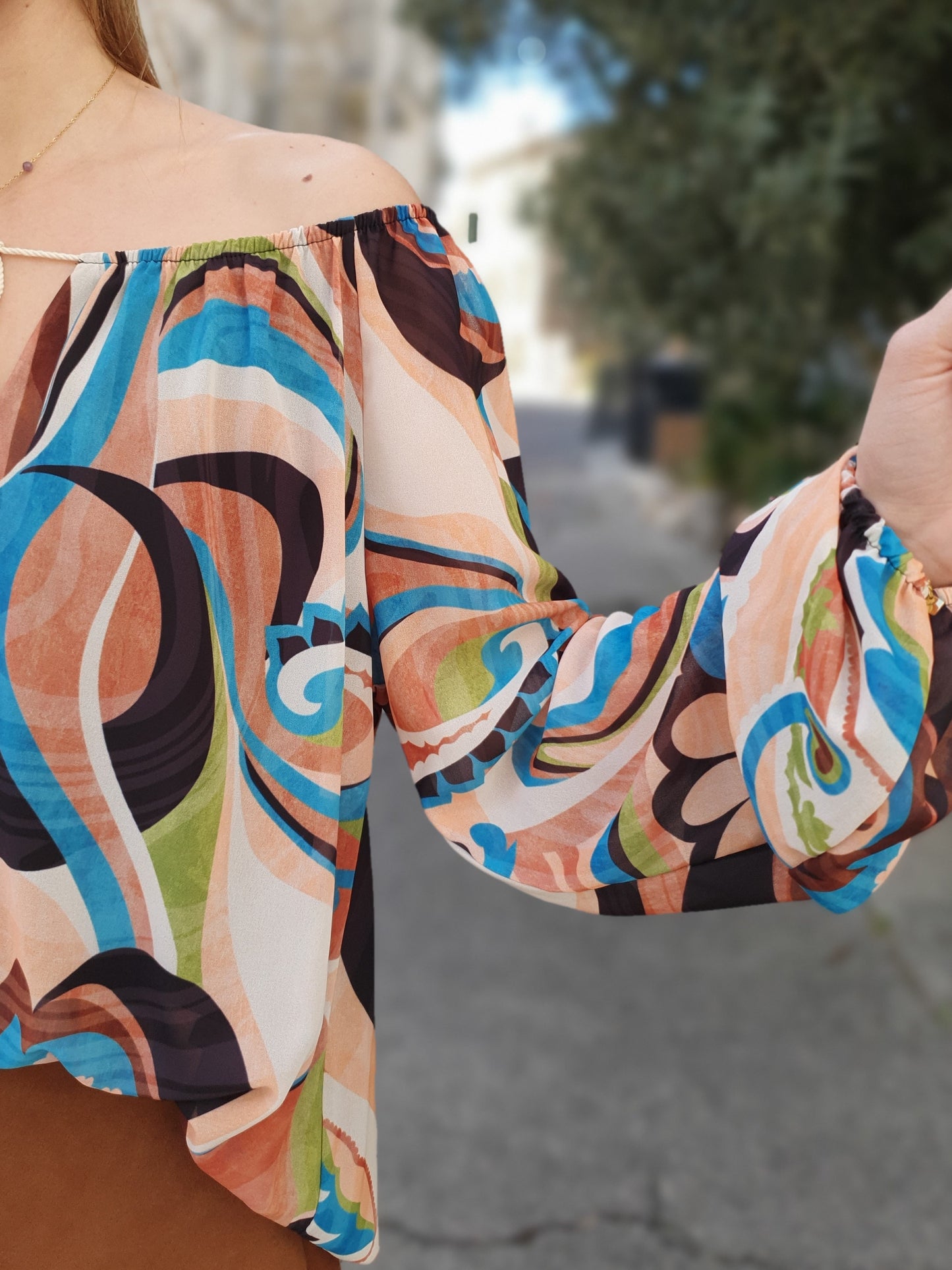 Blouse à imprimés