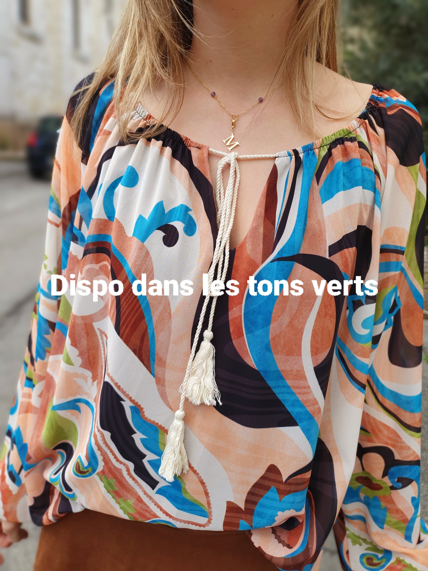 Blouse à imprimés