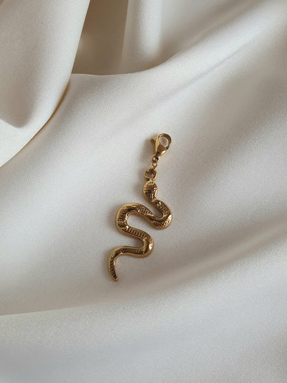 Charm serpent - doré