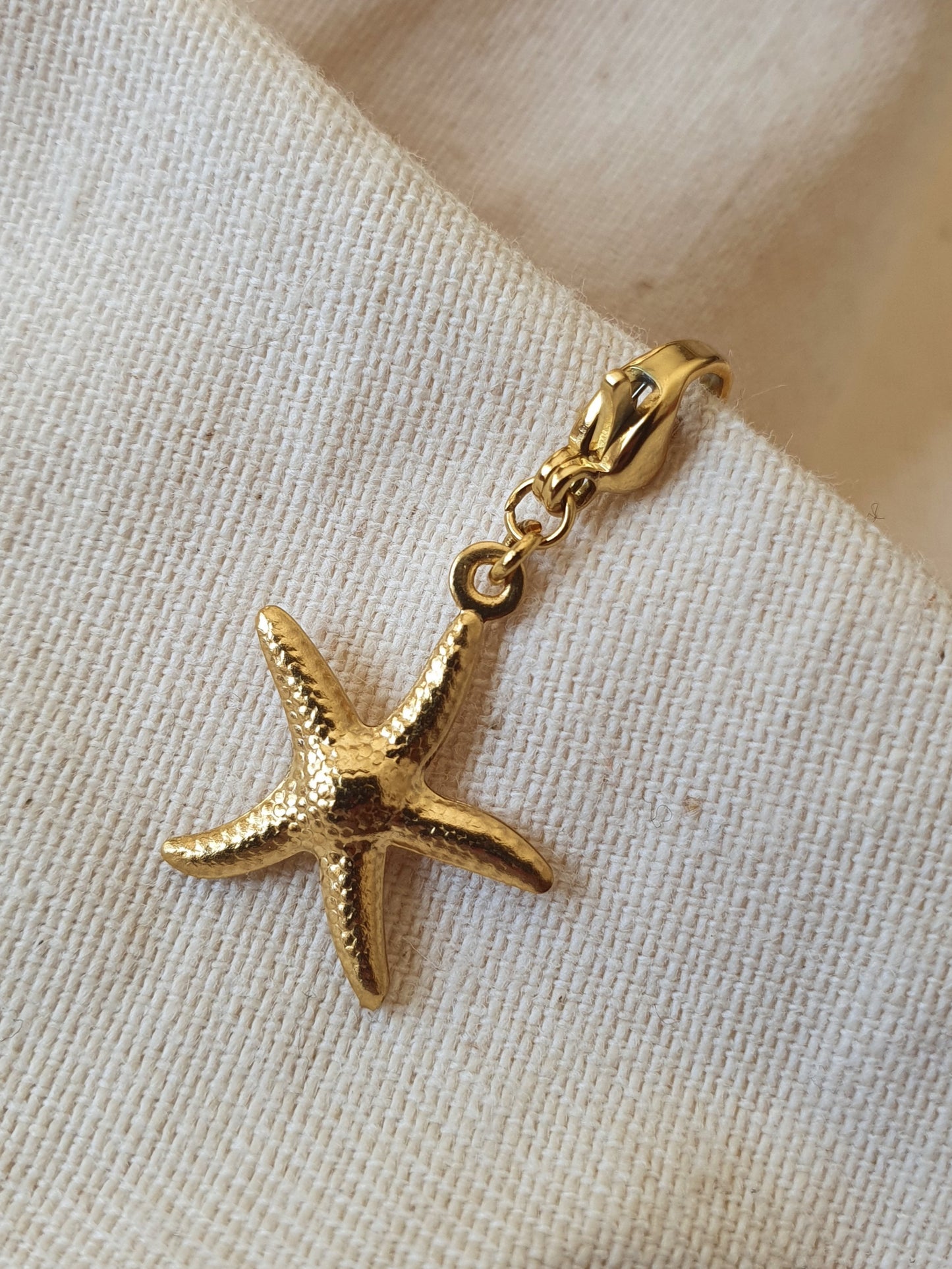 Charm étoile de mer - doré
