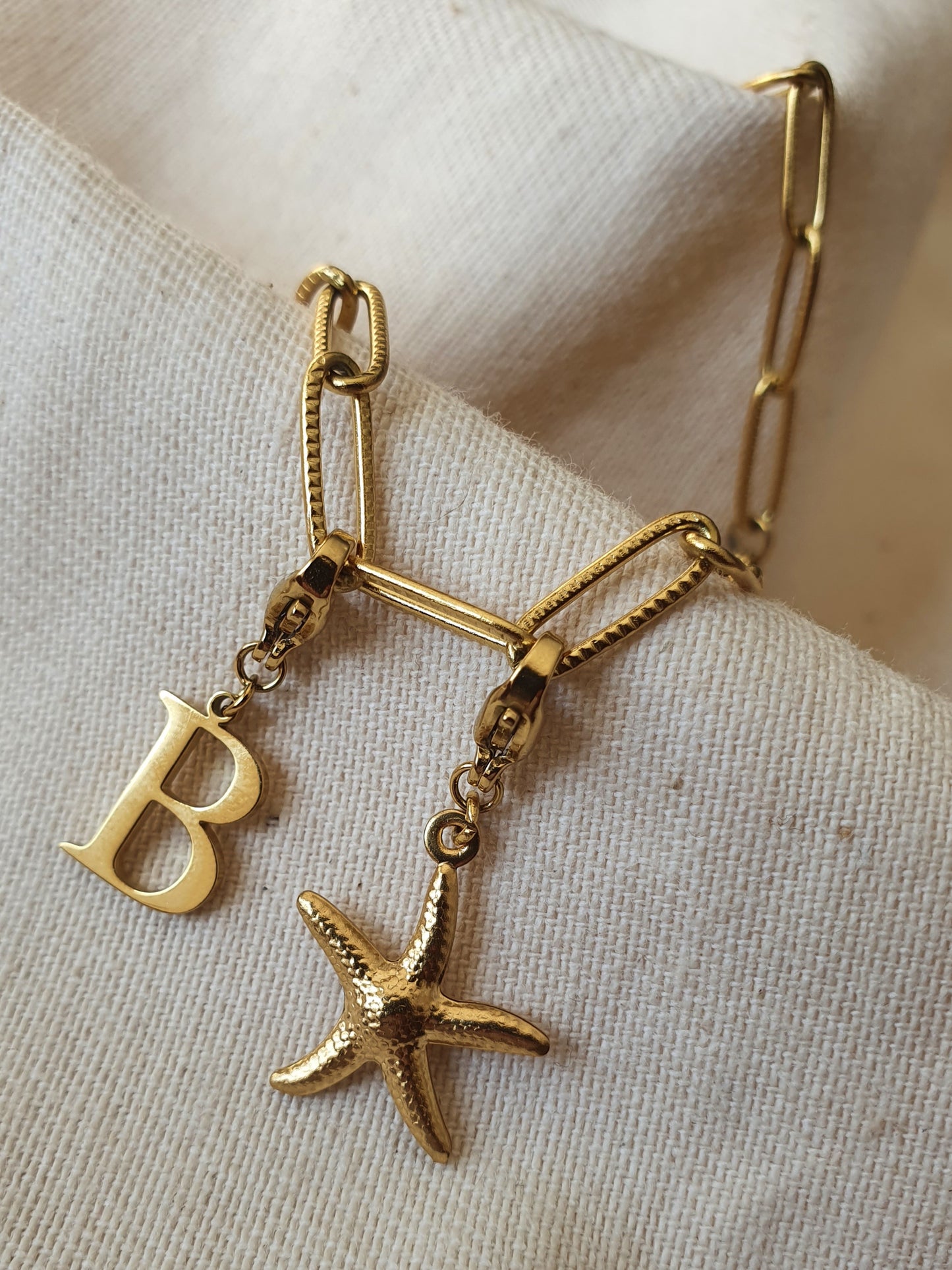 Charm étoile de mer - doré