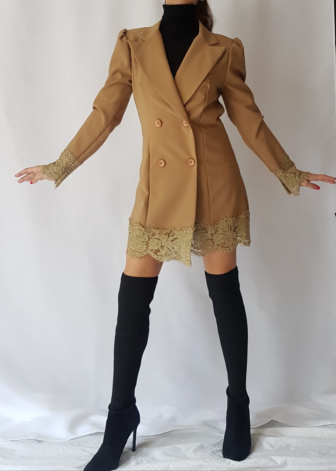 Blazer dentelle