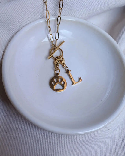 Charm Patte de chien - doré