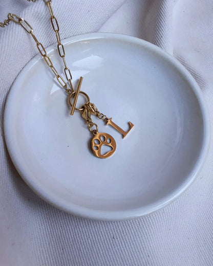 Charm Patte de chien - doré